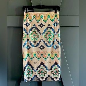 Sequin Pencil Skirt